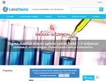 Tablet Screenshot of labochema.lv
